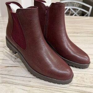 Baretraps Daytona Cabernet Ankle Boots